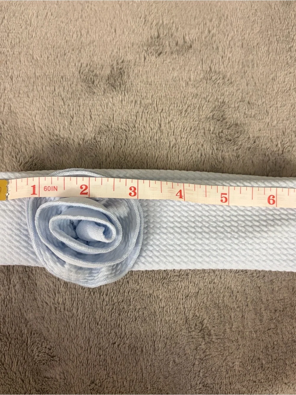 Baby Girl Light Blue Stretchy Floral Headband NWOT